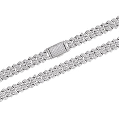 Fully Iced Out VVS  Moissanite Cuban Men's Bracelet (ALL SIZES)