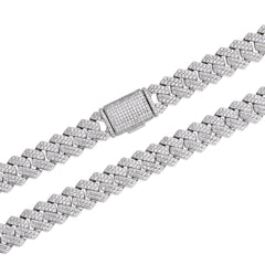 Fully Iced Out VVS  Moissanite Cuban Men's Bracelet (ALL SIZES)