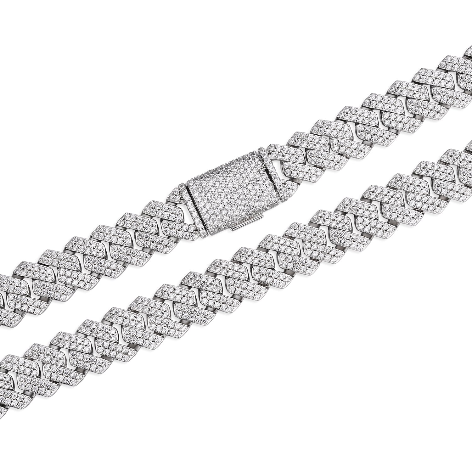 Fully Iced Out VVS  Moissanite Cuban Men's Bracelet (ALL SIZES)