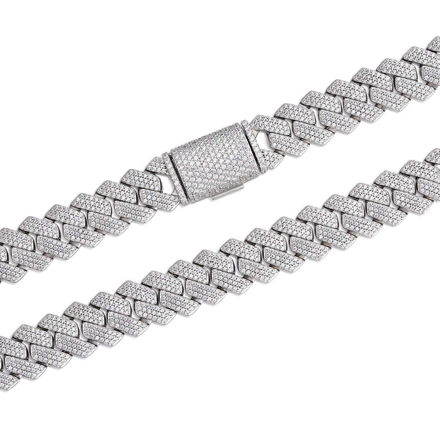 Fully Iced Out VVS  Moissanite Cuban Men's Bracelet (ALL SIZES)