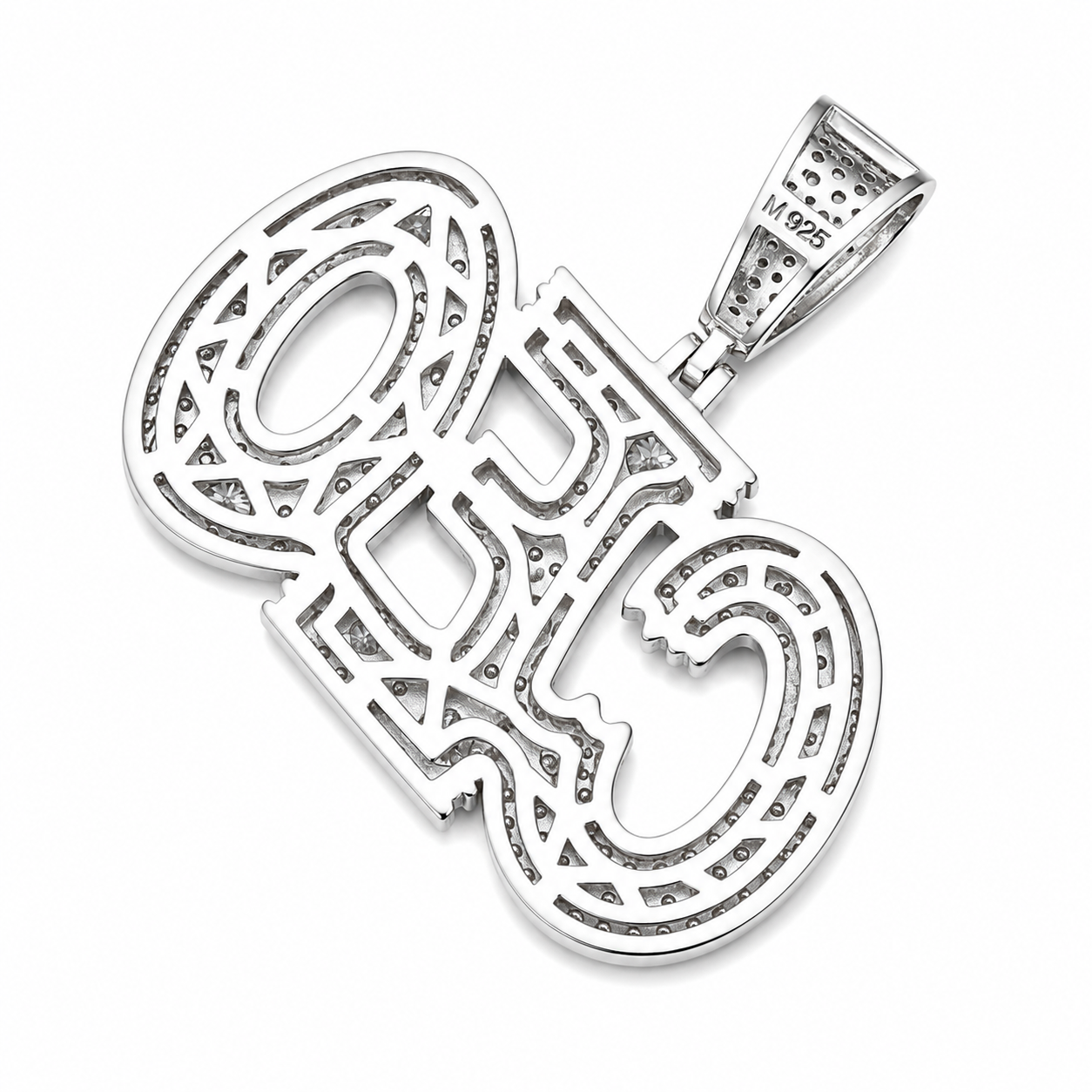 Iced Out CEO Moissanite Pendant | 14K Gold Plated Over 925 Sterling Silver
