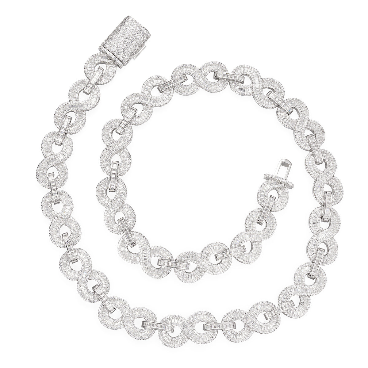 Infinity Link Cuban Chain 14MM Silver