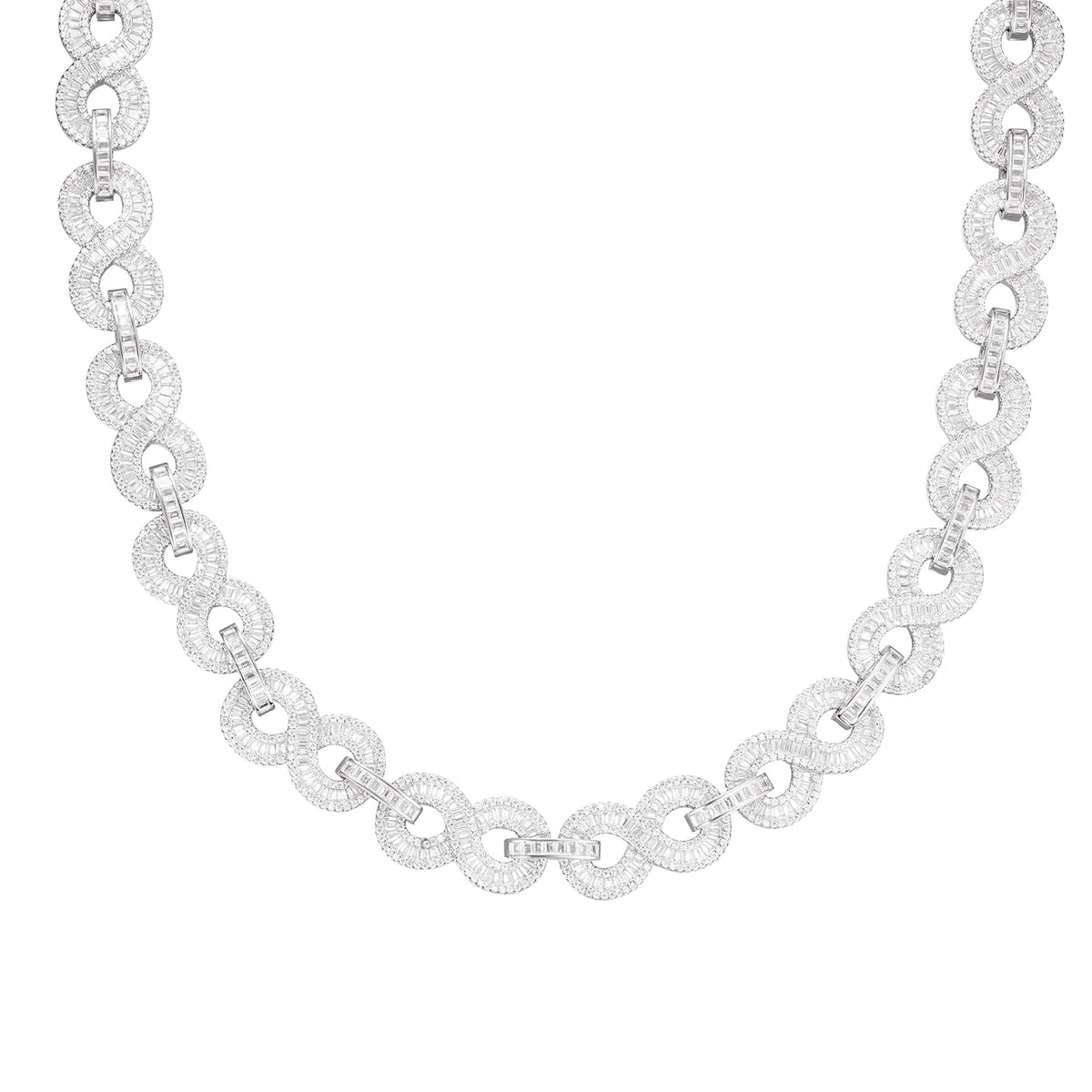 Infinity Link Cuban Chain 14MM Silver