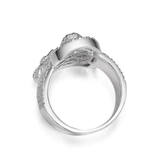 Jesus Head Moissanite Iced Out Ring - 925 Silver