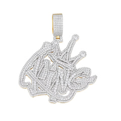 Royalty Redefined Pendant  Moissanite King Design