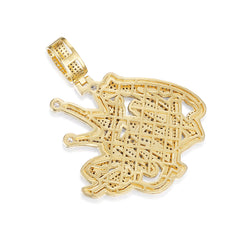 Royalty Redefined Pendant  Moissanite King Design