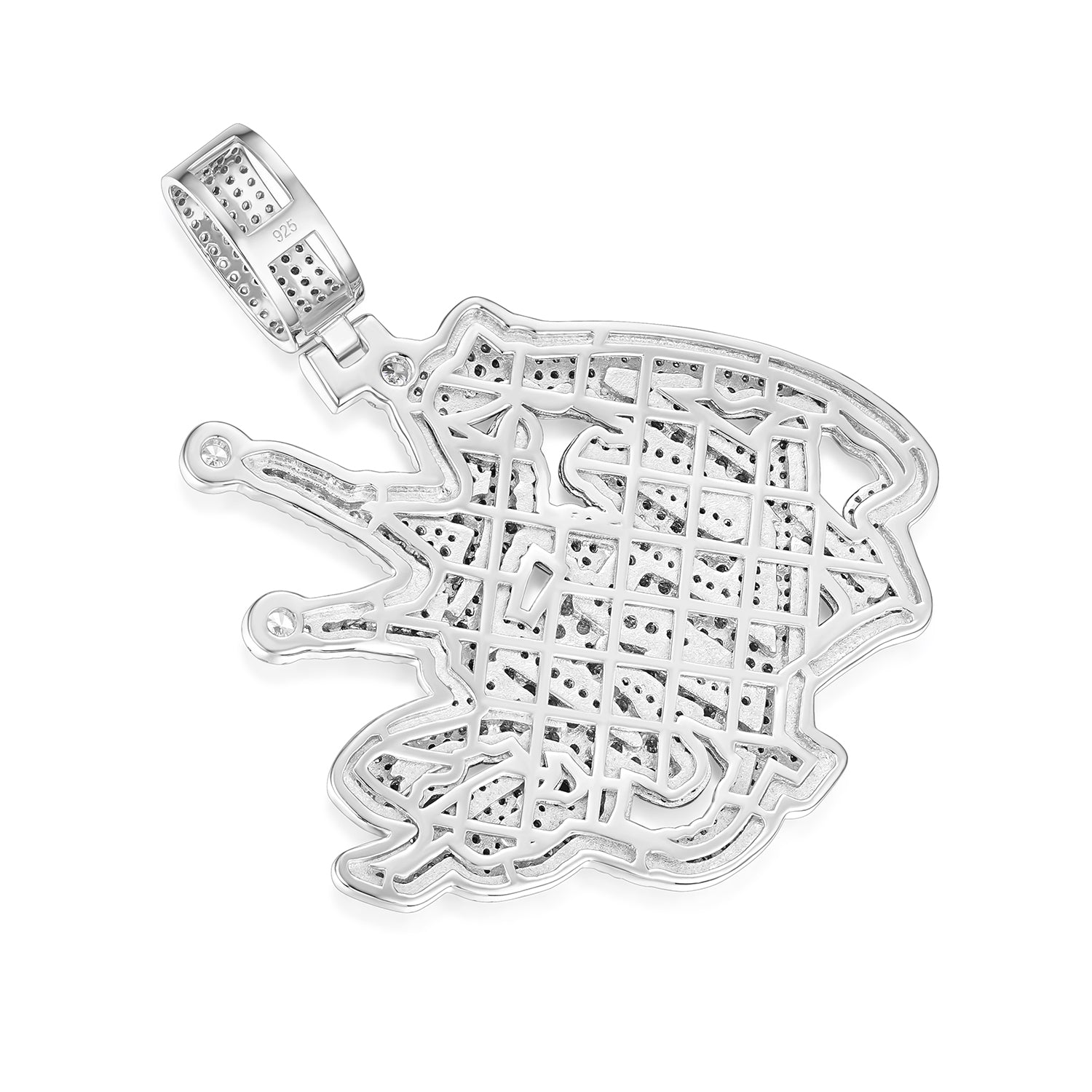 Royalty Redefined Pendant  Moissanite King Design