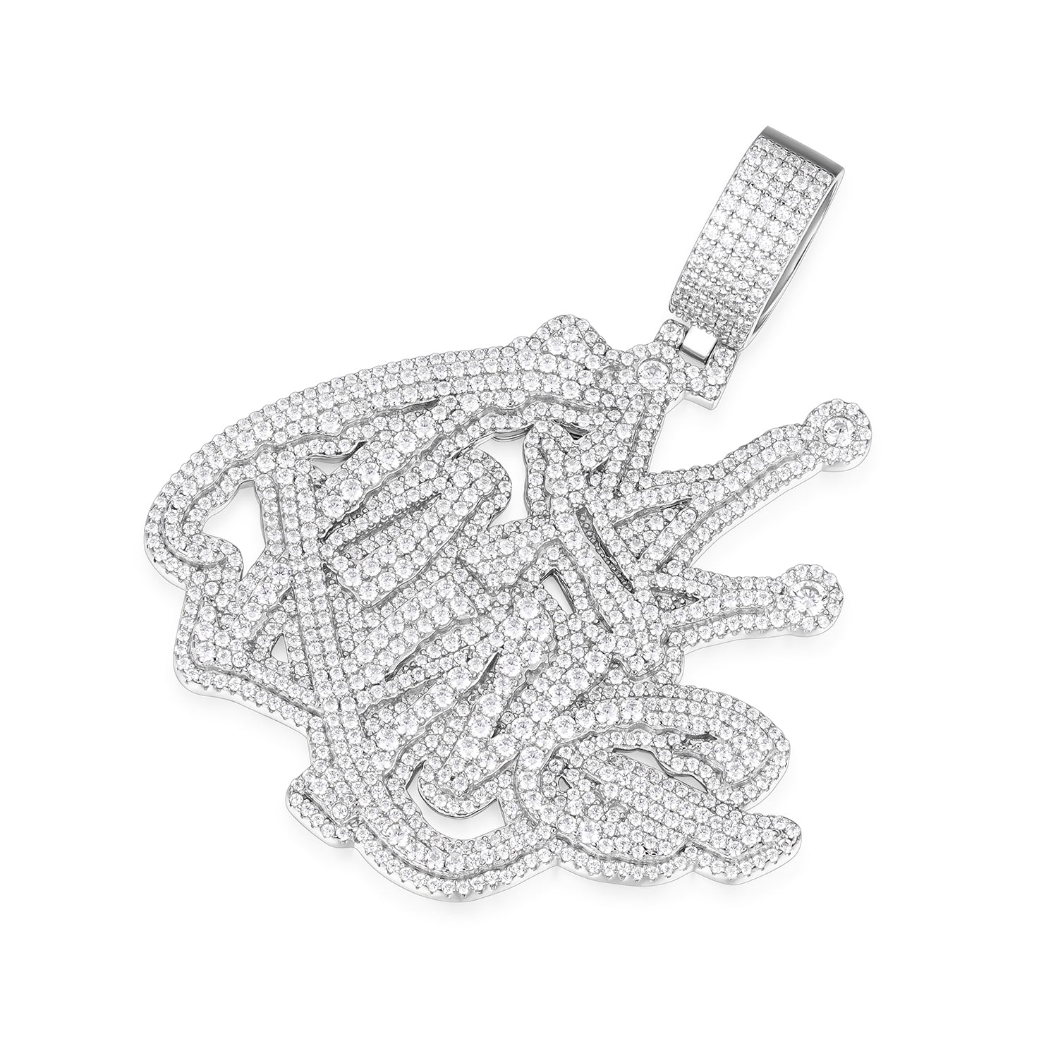 Royalty Redefined Pendant  Moissanite King Design