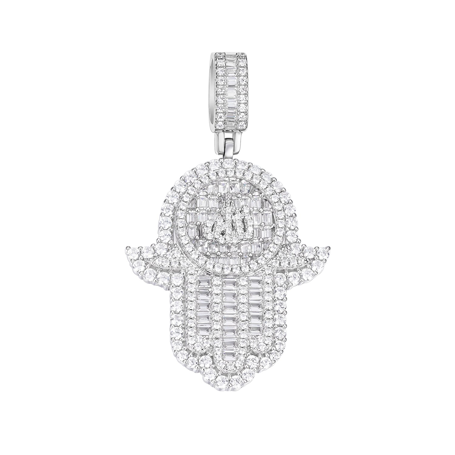Symbolic Hamsa Hand Pendant for Protection and Style