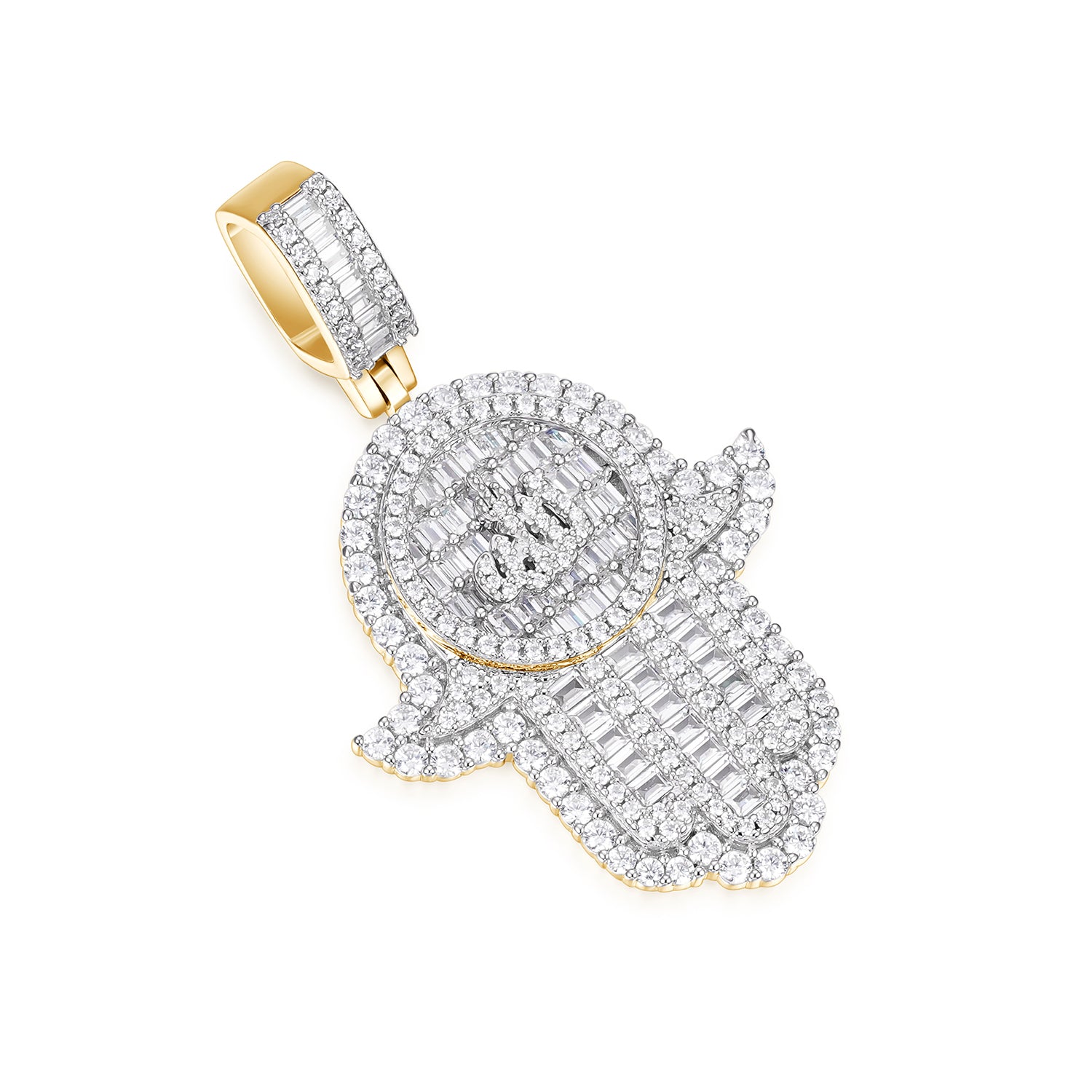 Symbolic Hamsa Hand Pendant for Protection and Style
