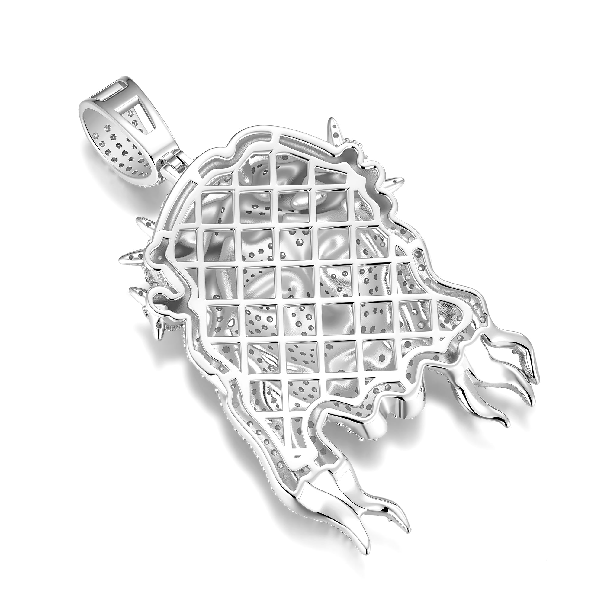 Iced Out Moissanite Jesus Pendant – S925 Silver Hip Hop Jewelry